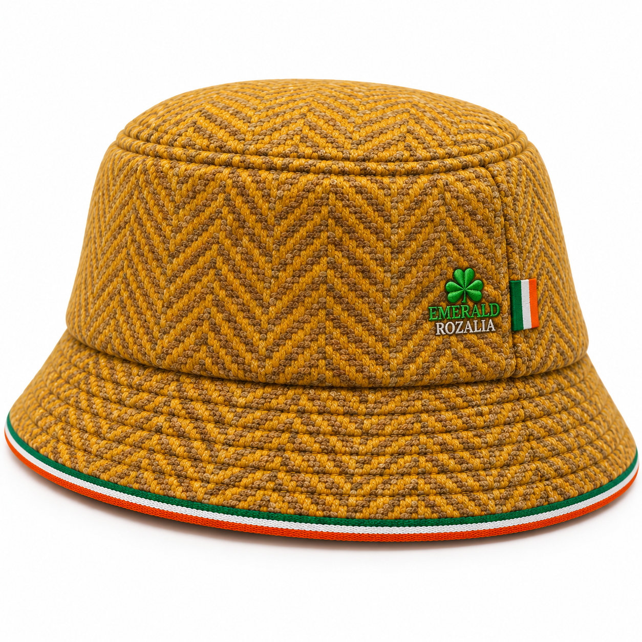 Mustard Heritage Bucket Hat — Colour image 4