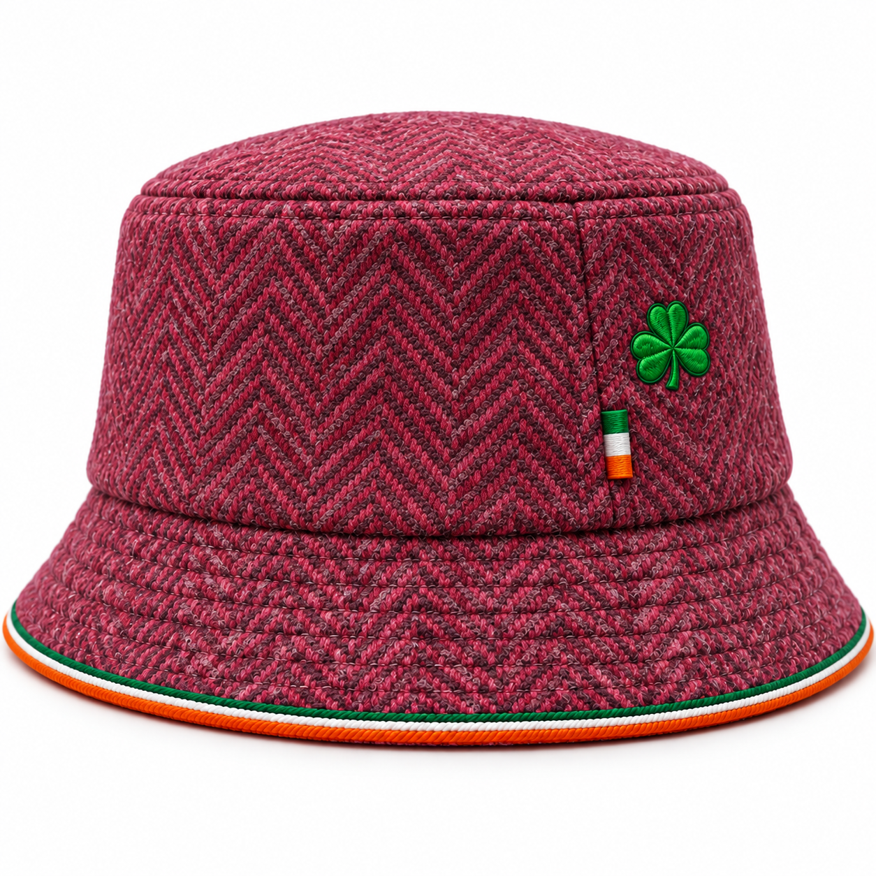 Burgundy Heritage Bucket Hat — Colour image 4