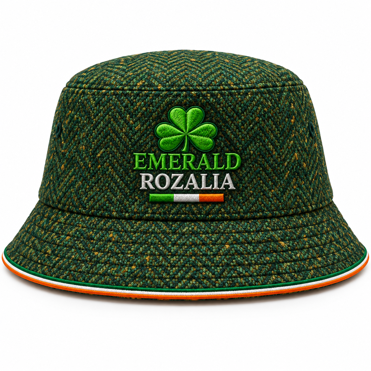 Emerald Heritage Tweed Bucket Hat view 1