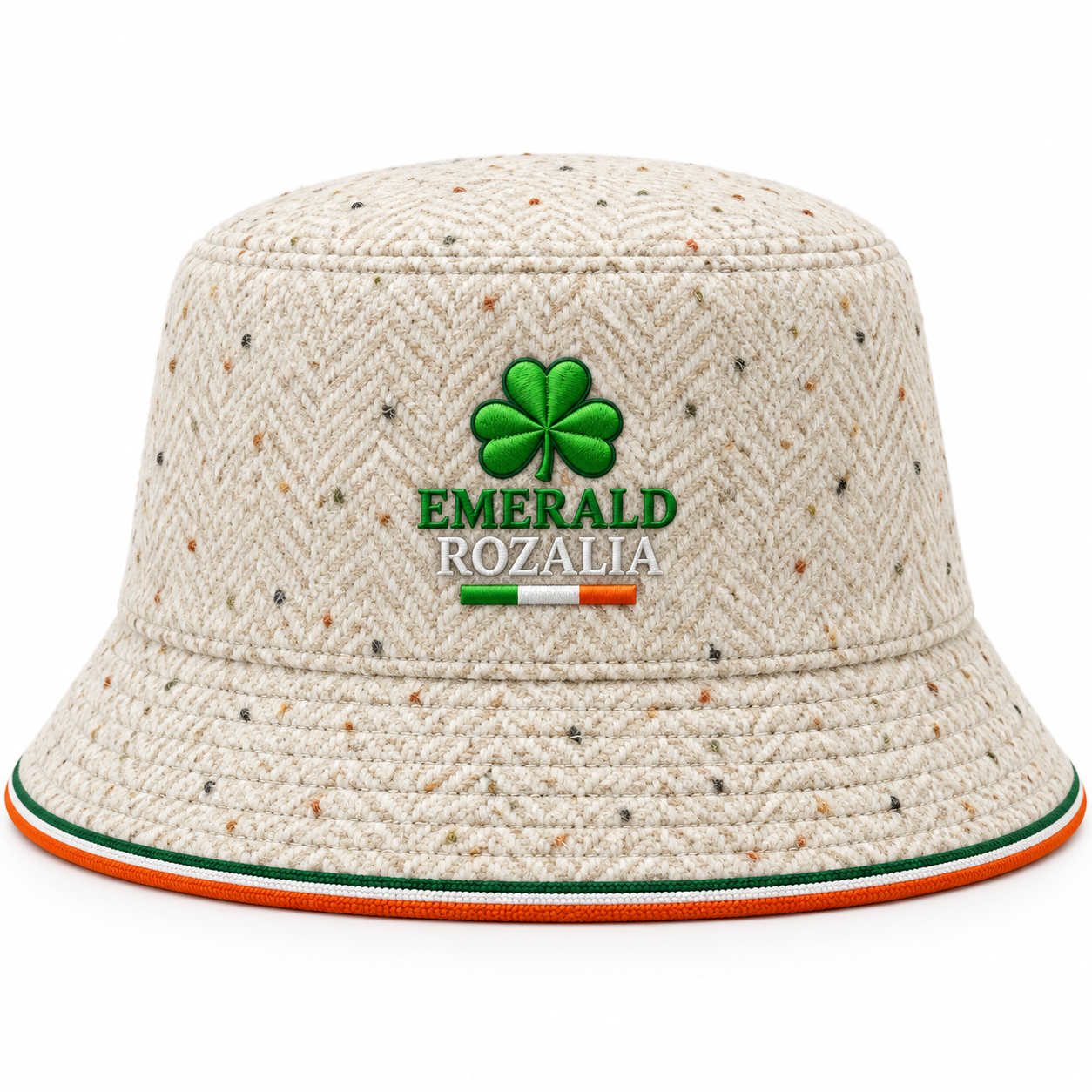Ivory Speckled Heritage Bucket Hat view 1
