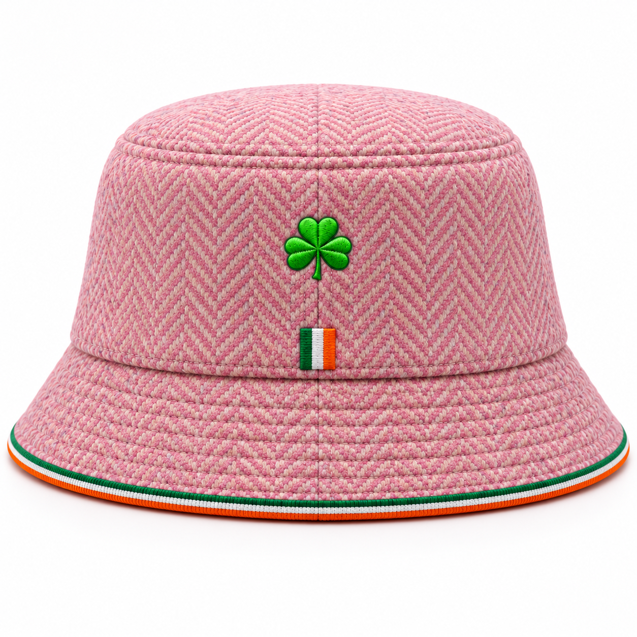 Blush Pink Heritage Bucket Hat — Colour image 3