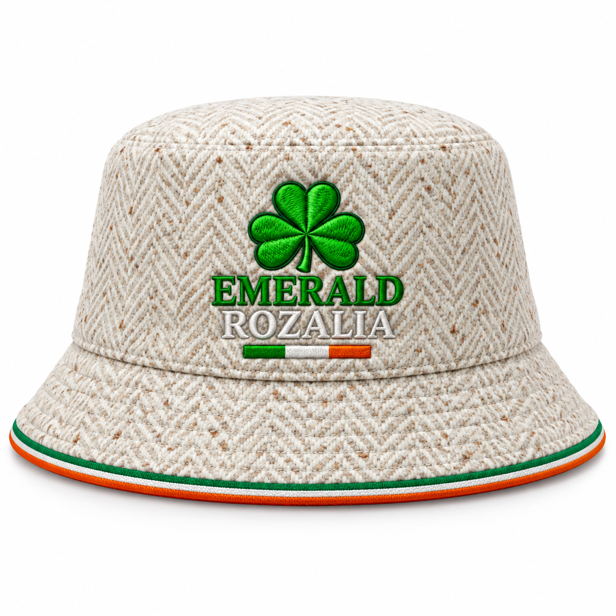 Ivory Heritage Tweed Bucket Hat view 1