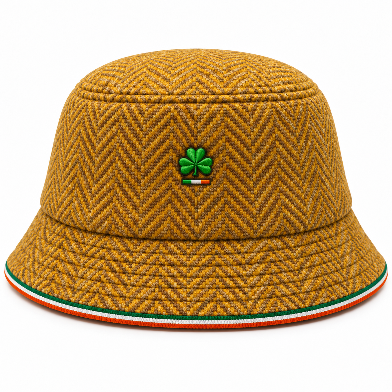 Mustard Heritage Bucket Hat — Colour image 3