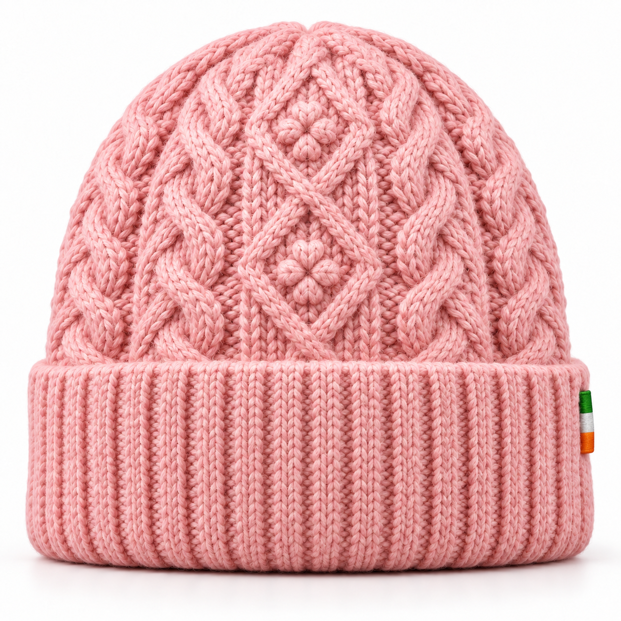 Irish Heritage Light Pink Beanie — Colour image 2