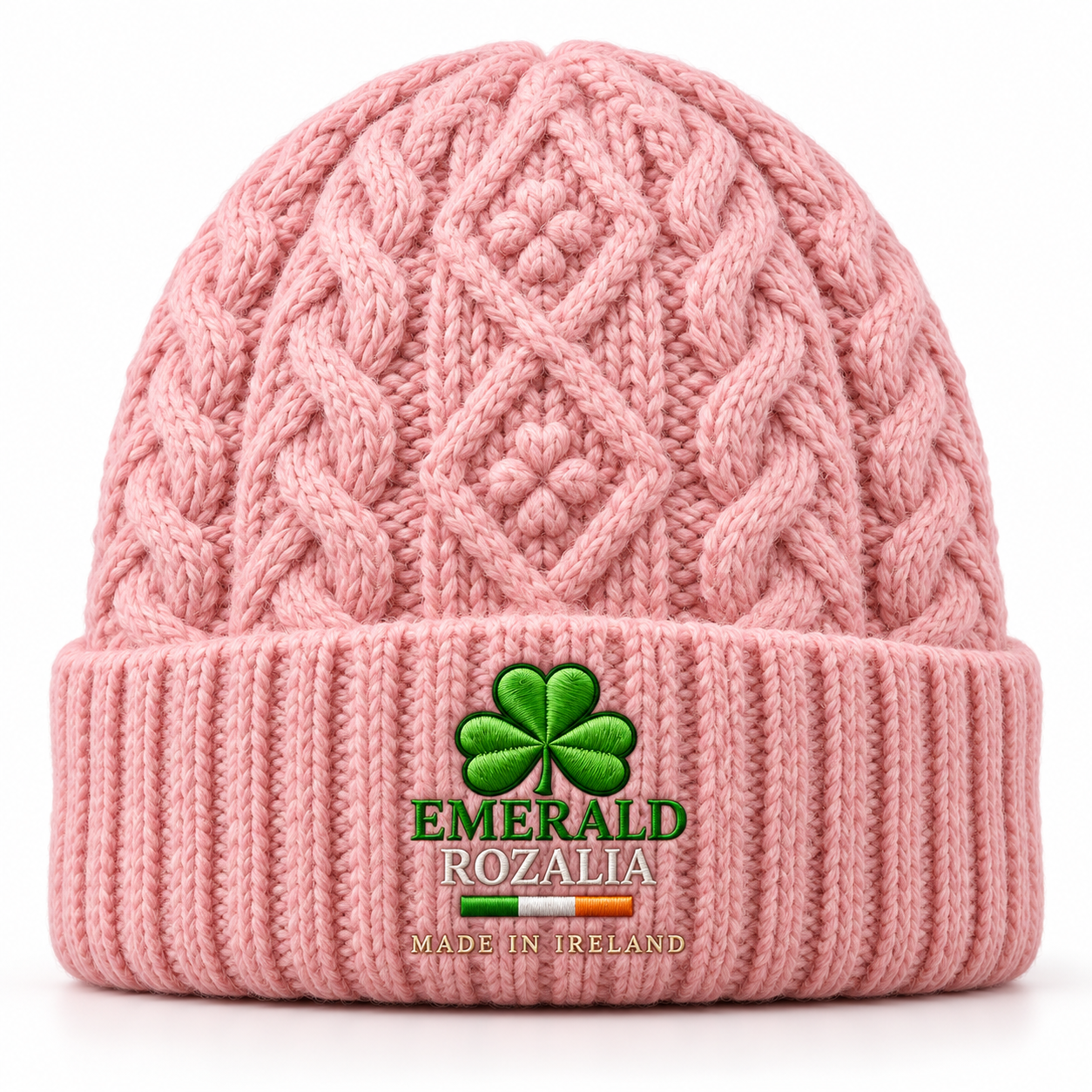 Irish Heritage Light Pink Beanie