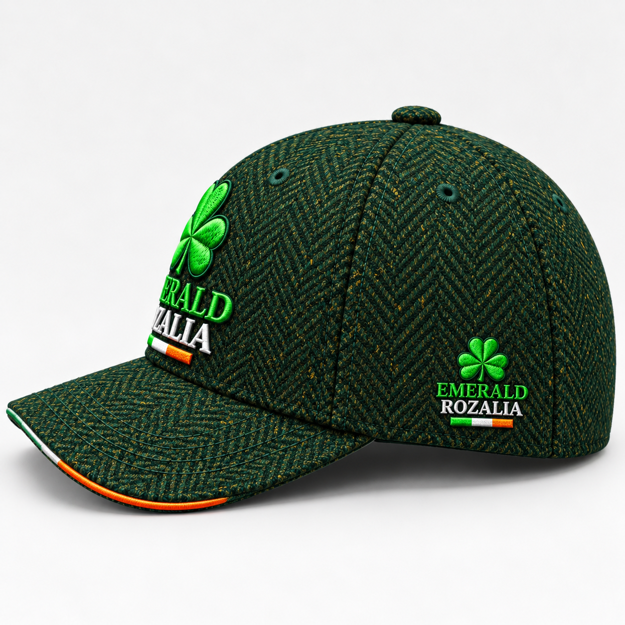 Irish Heritage Dark Green Baseball Cap — Colour image 3