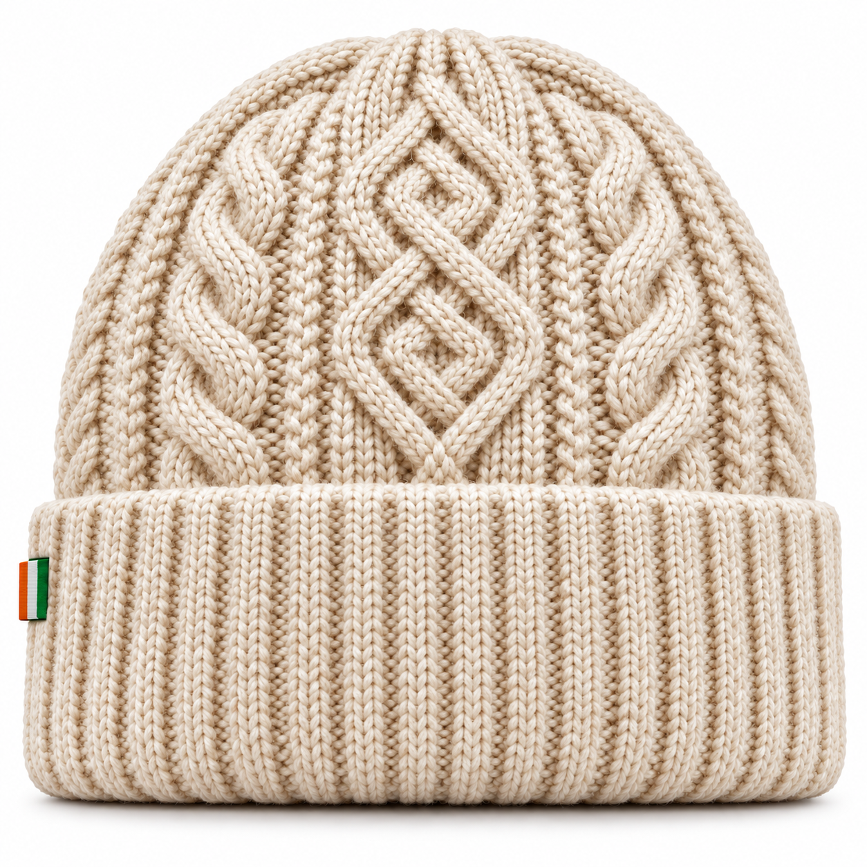 Irish Heritage Off White Beanie — Colour image 4